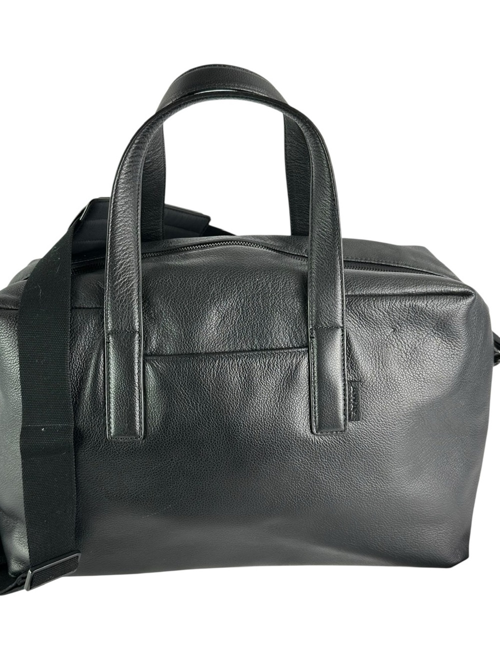 Genuine AWAY The Everywhere Bag Black Leather Travel Bag Weekender Carry On - Picture 6 of 15